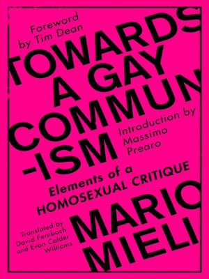 cover image of Towards a Gay Communism